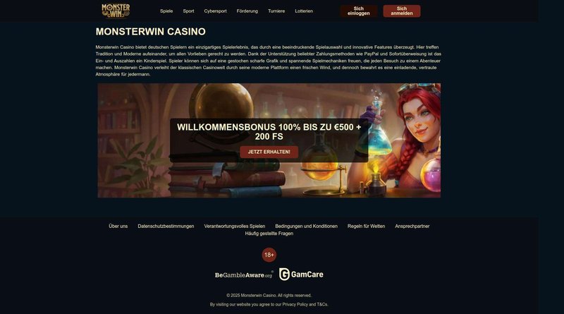 Monsterwin Casino - Die Top Online Casino Erfahrung in Deutschland, casino monsterwin